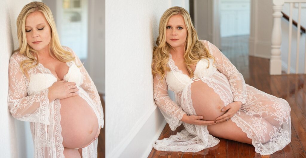 Boudoir maternity portraits | Stephanie Acar Portraits