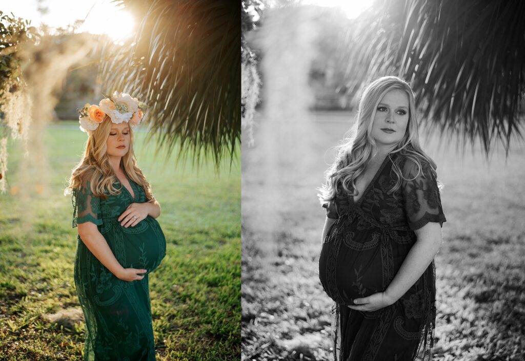 Flower crown maternity | Stephanie Acar Portraits